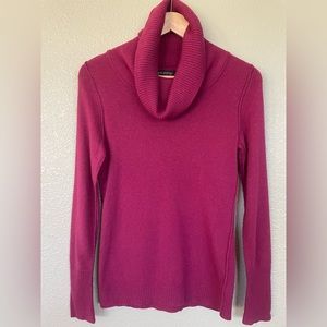 Cowl neck Italian fabric sweater